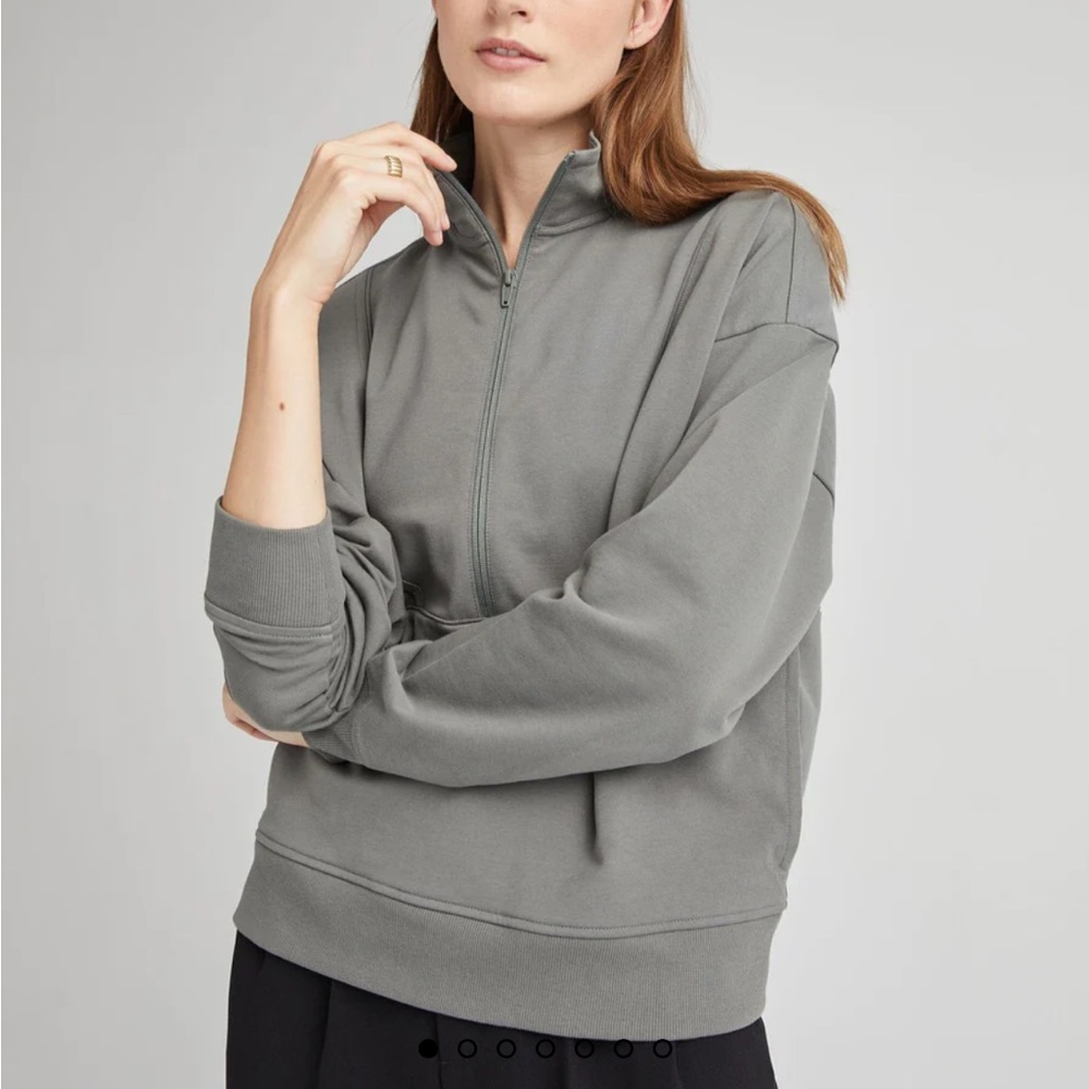 Richer Poorer Women's Stretch Terry Half Zip Pullover